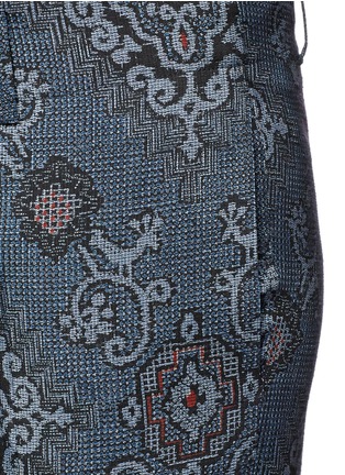 Detail View - Click To Enlarge - IBRIGU - One of a kind kimono silk skinny pants
