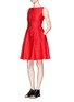 Figure View - Click To Enlarge - MO&CO. - Mickey Mouse jacquard sleeveless dress