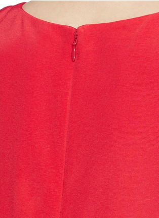 Detail View - Click To Enlarge - MO&CO. - Asymmetric hem crepe sleeveless top