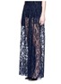 Front View - Click To Enlarge - MS MIN - Floral tulle lace pants