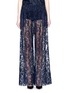 Main View - Click To Enlarge - MS MIN - Floral tulle lace pants