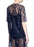 Back View - Click To Enlarge - MS MIN - Floral tulle lace top