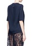 Back View - Click To Enlarge - MS MIN - Short sleeve wool top