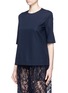 Front View - Click To Enlarge - MS MIN - Short sleeve wool top