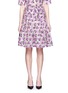 Main View - Click To Enlarge - MS MIN - Floral cloqué jacquard silk blend skirt