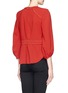 Back View - Click To Enlarge - ISABEL MARANT - 'Wiley' embroidered trim crepe top
