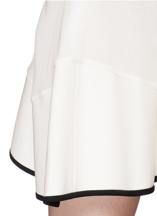 Detail View - Click To Enlarge - ISABEL MARANT - 'Rumer' asymmetric hem cotton crepon skirt
