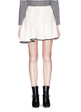 Main View - Click To Enlarge - ISABEL MARANT - 'Rumer' asymmetric hem cotton crepon skirt