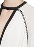 Detail View - Click To Enlarge - ISABEL MARANT - 'Retra' blouson waist cotton crepe dress