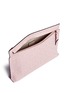 Detail View - Click To Enlarge - LOEWE - T Pouch' engraved anagram leather clutch