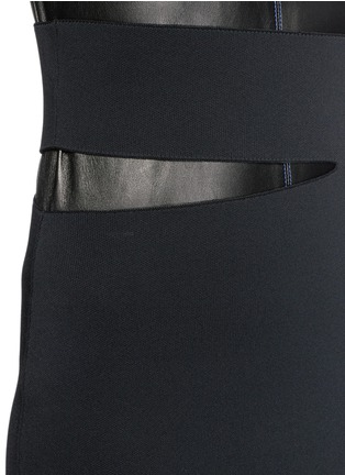 Detail View - Click To Enlarge - PROENZA SCHOULER - Slash waist stretch matte viscose skirt