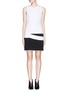 Main View - Click To Enlarge - PROENZA SCHOULER - Slash waist neoprene jersey layer dress