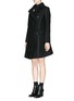 Front View - Click To Enlarge - NEIL BARRETT - Seam trim military coat