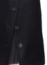 Detail View - Click To Enlarge - NEIL BARRETT - Military plissé pleat wrap skirt
