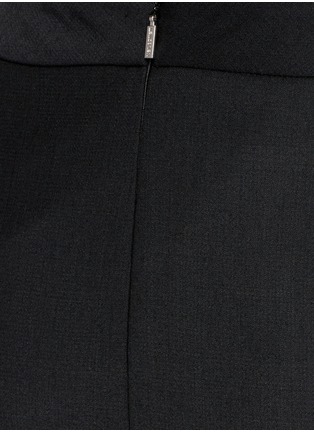 Detail View - Click To Enlarge - NEIL BARRETT - Split front wool maxi skirt