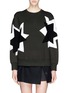 Main View - Click To Enlarge - NEIL BARRETT - Double pop art star appliqué scuba jersey sweatshirt