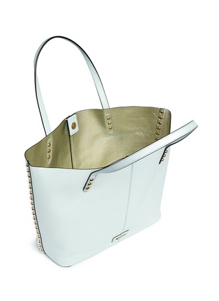 Detail View - Click To Enlarge - REBECCA MINKOFF - 'Unlined' stud trim leather tote