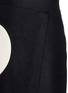 Detail View - Click To Enlarge - MSGM - Heart panel wool-blend felt skirt