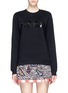 Main View - Click To Enlarge - MSGM - Logo sequin embroidery sweatshirt