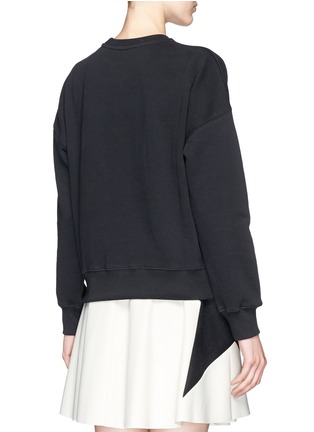 Back View - Click To Enlarge - MSGM - Robot bead embroidery sweatshirt