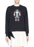 Main View - Click To Enlarge - MSGM - Robot bead embroidery sweatshirt