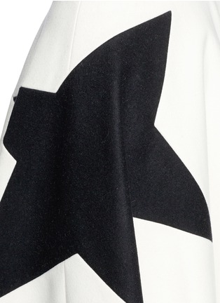 Detail View - Click To Enlarge - MSGM - Star panel felt skirt