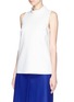 Front View - Click To Enlarge - MSGM - Patch pocket funnel neck neoprene top