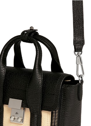 Detail View - Click To Enlarge - 3.1 PHILLIP LIM - 'Pashli' mini colourblock leather satchel