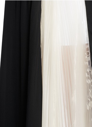 Detail View - Click To Enlarge - TOGA ARCHIVES - Pleat insert georgette maxi skirt