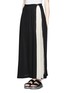 Front View - Click To Enlarge - TOGA ARCHIVES - Pleat insert georgette maxi skirt