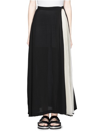 Main View - Click To Enlarge - TOGA ARCHIVES - Pleat insert georgette maxi skirt