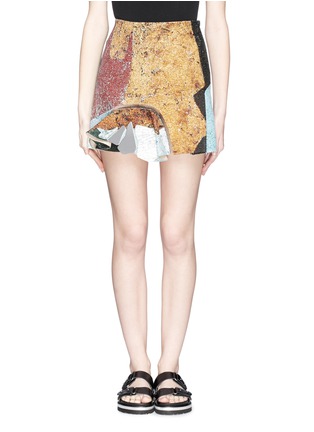 Main View - Click To Enlarge - TOGA ARCHIVES - Mirror appliqué jacquard mini skirt