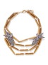 Main View - Click To Enlarge - LULU FROST - 'Aviary' stone pavé phoenix charm necklace