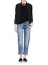 Figure View - Click To Enlarge - CURRENT/ELLIOTT - 'The Long Boyfriend' ripped jeans