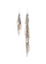 Main View - Click To Enlarge - MOUNSER - 'Reverb' fringe pearl asymmetric earrings