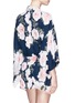 Back View - Click To Enlarge - FLEUR DU MAL - 'Haori Kimono' silk chiffon robe