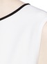 Detail View - Click To Enlarge - VINCE - Colourblock sleeveless crepe dress