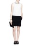 Front View - Click To Enlarge - VINCE - Colourblock sleeveless crepe dress