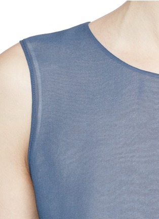 Detail View - Click To Enlarge - VINCE - Silk layer tank top