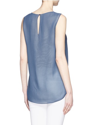 Back View - Click To Enlarge - VINCE - Silk layer tank top