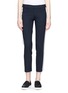 Main View - Click To Enlarge - VINCE - Tuxedo stripe cropped slim wool pants