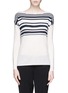 Main View - Click To Enlarge - VINCE - Variegated stripe wool-cashmere sweater