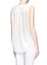 Back View - Click To Enlarge - VINCE - Silk crepe sleeveless blouse
