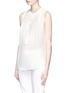 Front View - Click To Enlarge - VINCE - Silk crepe sleeveless blouse