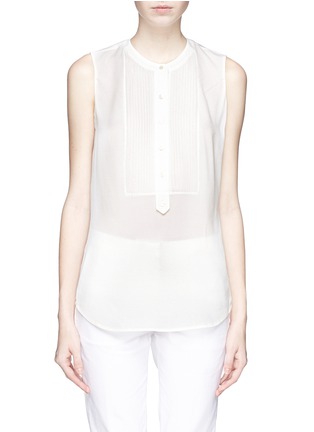 Main View - Click To Enlarge - VINCE - Silk crepe sleeveless blouse
