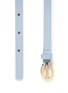 Detail View - Click To Enlarge - MAISON BOINET - Bow leather skinny belt