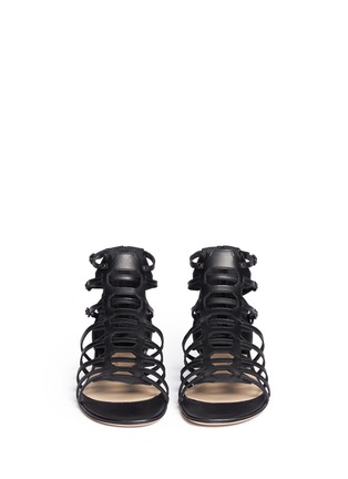 Figure View - Click To Enlarge - PAUL ANDREW - 'Agia' leather gladiator sandals