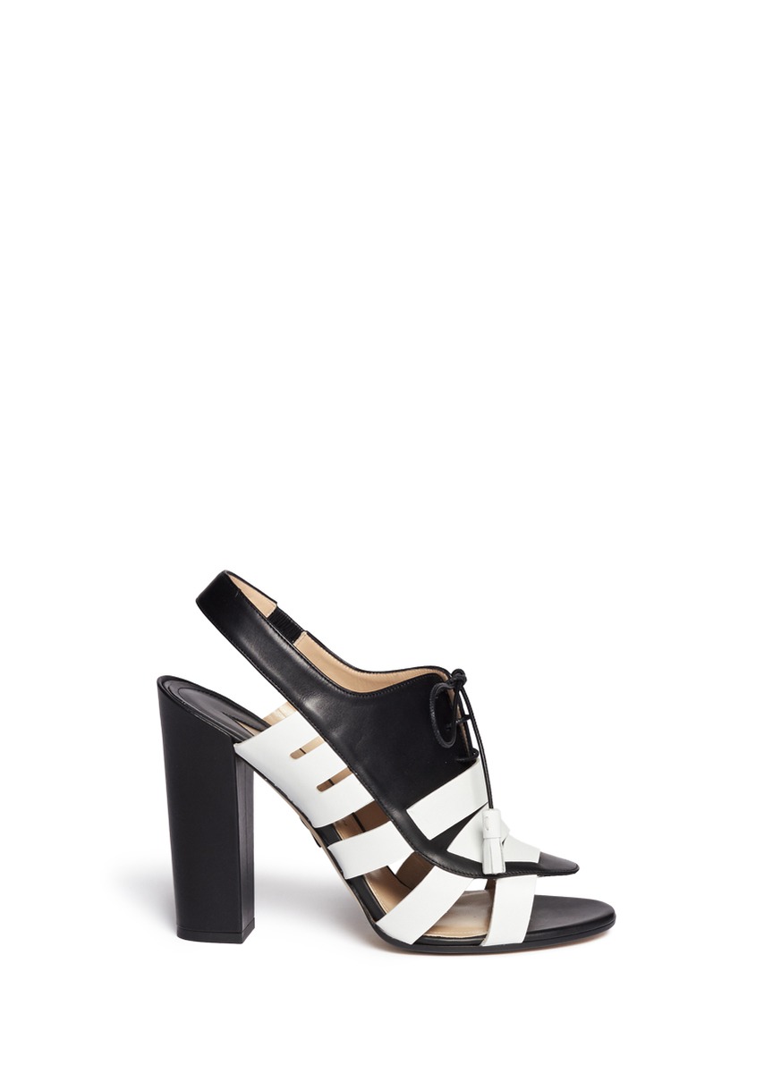PAUL ANDREW 'Dimitros' Oxford Lace-Up Strappy Sandals