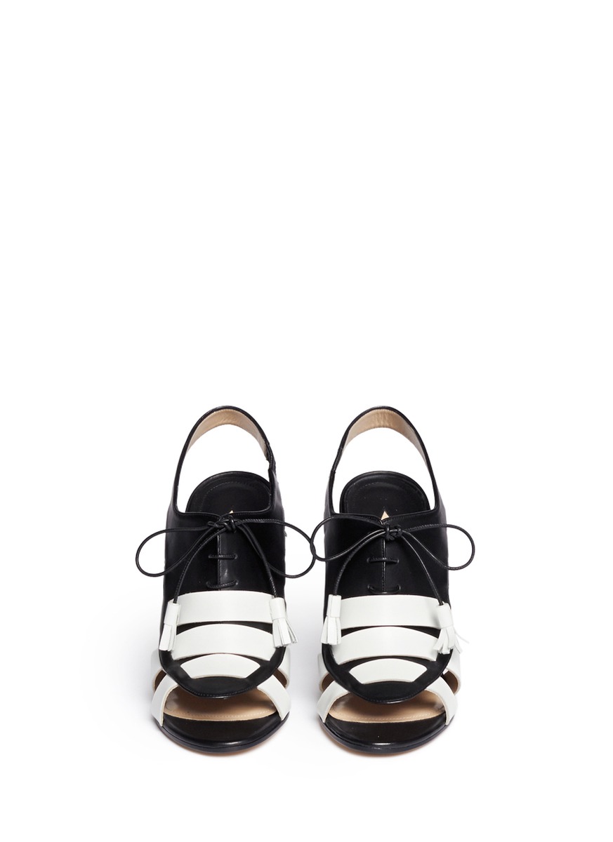 PAUL ANDREW 'Dimitros' Oxford Lace-Up Strappy Sandals