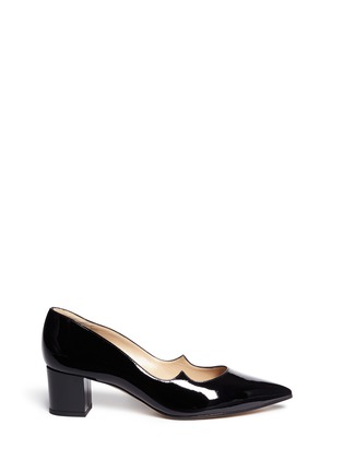 Main View - Click To Enlarge - PAUL ANDREW - 'Wing' patent leather pumps
